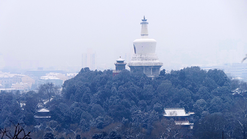 雪中景山公園、故宮——李月攝影