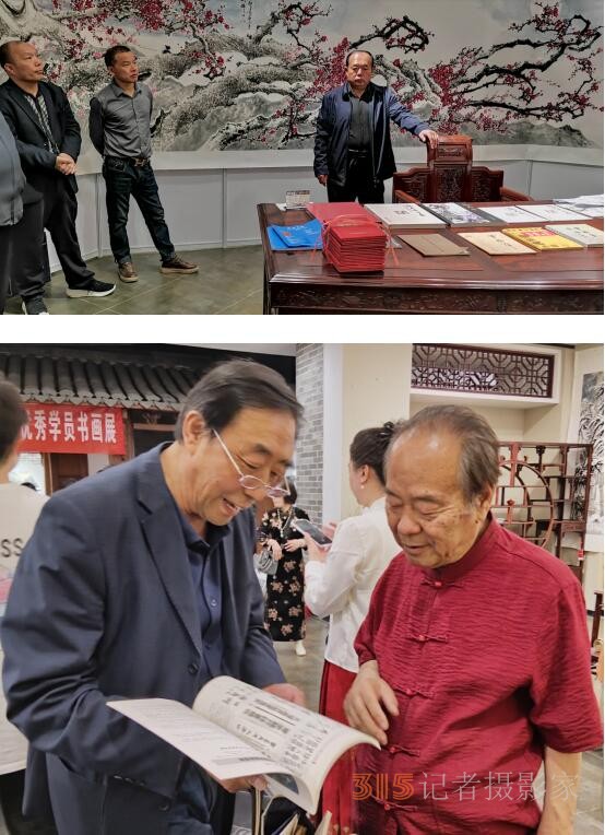 梅竹雙清見性靈：張光明教授師生書畫展在濟南齊魯紅木文化館璀璨開幕